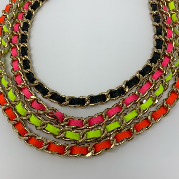 CC Skye Multicolor Chain Necklace - Picture 3 of 4